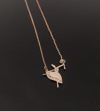 Load image into Gallery viewer, BN0006 Rose Gold Ballerina Necklace
