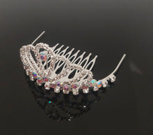 Load image into Gallery viewer, TR0523 Small Tiara with AB stone accents