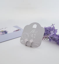 Load image into Gallery viewer, AZ0016-1 8mm Stud CZ Earrings (Clip-ons) – FH2 Children Jewelry Collection TM