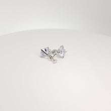 Load image into Gallery viewer, AZ0017-1  10mm CZ Earrings (Clip-ons)