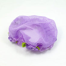 Load image into Gallery viewer, BC0042 Lavender Bun Cover with Rose
