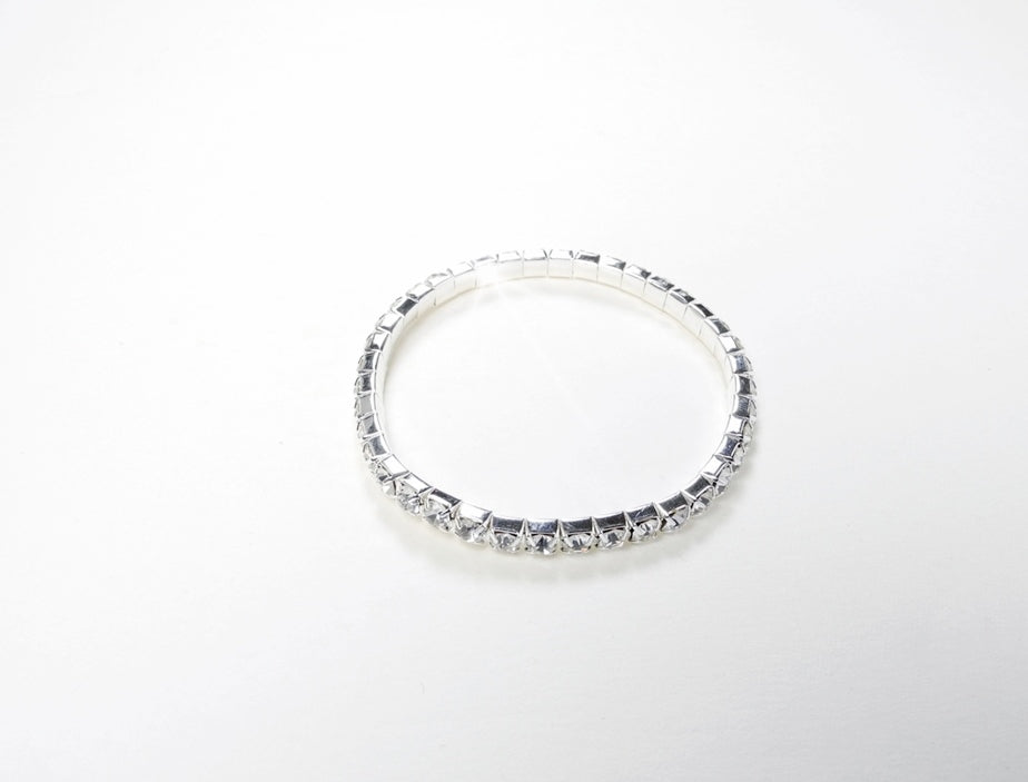 BR0010 1-Row Crystal Stretch Bracelet (Child)