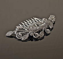 Load image into Gallery viewer, CO0305 4.3 x 2.4″ Crystal Hair Comb