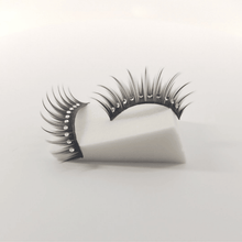Load image into Gallery viewer, M30 Dark & Dramatic Lashes with Clear Rhinestones  (Eyelashes with Glue)