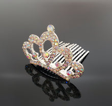Load image into Gallery viewer, TR0513 Small AB Crystal Tiara
