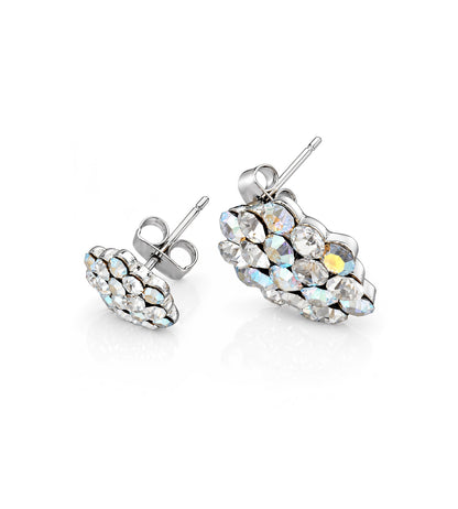 AZ0014-3 Child Size AB Cluster Earrings — Pierced Style