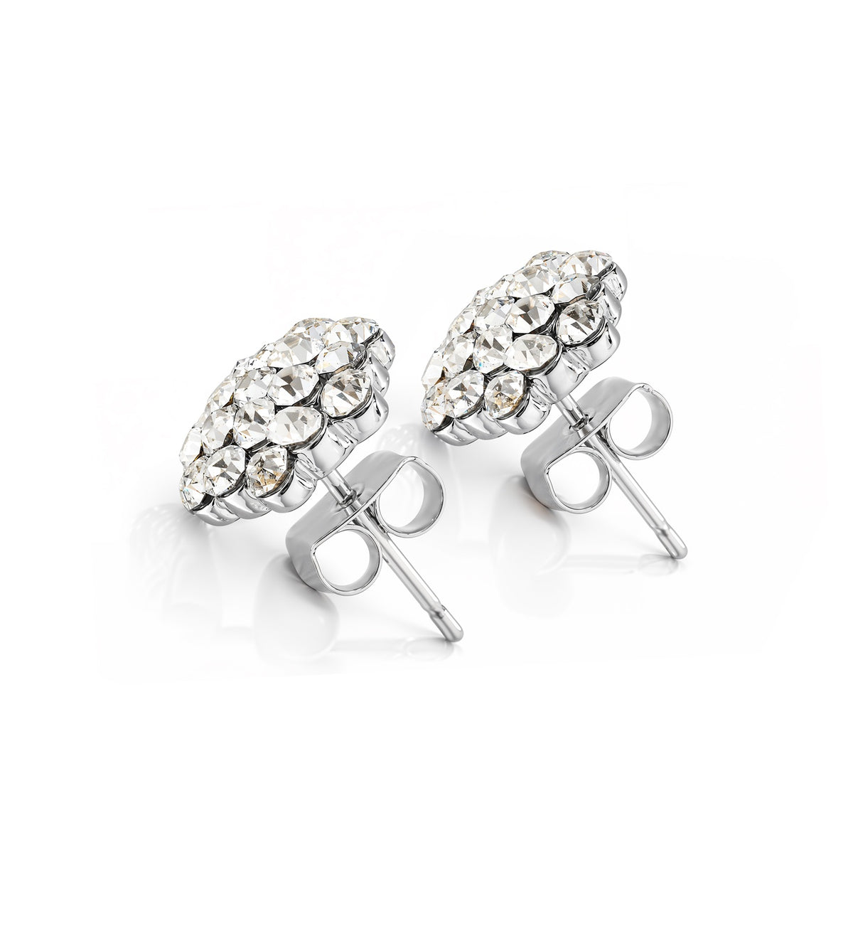 AZ0015-3 Child Size Crystal Cluster Earrings — Pierced Style