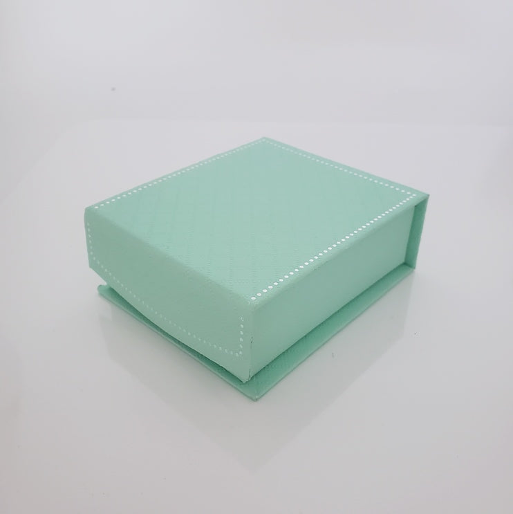 Mint Green Jewelry Box with magnetic flap