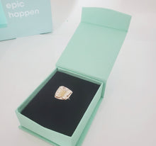 Load image into Gallery viewer, Mint Green Jewelry Box with magnetic flap
