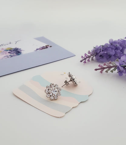 AY0052 15mm Small Daisy Pierced Earrings by FH2