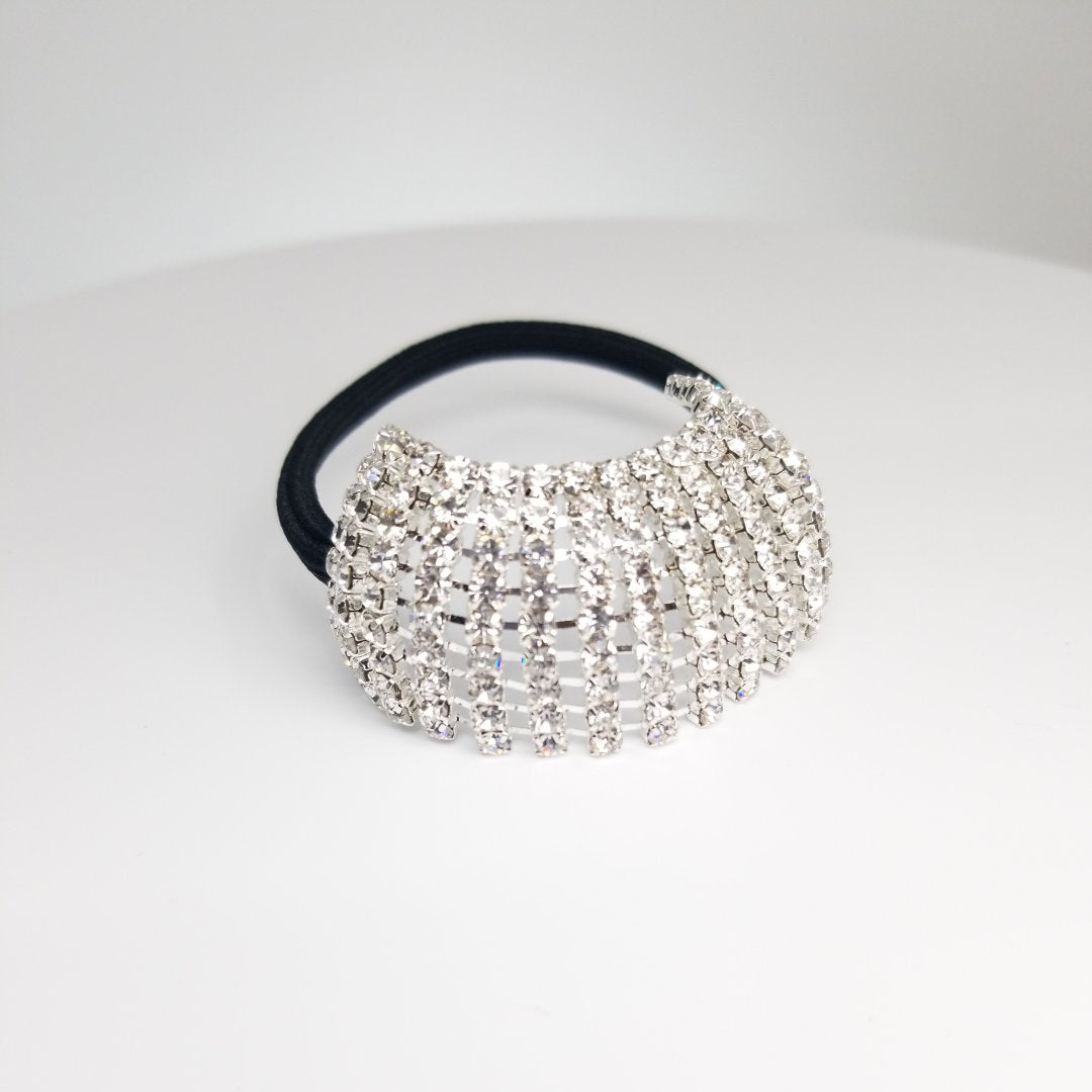 AY0062 Rhinestone Stretch Ponytail Holder