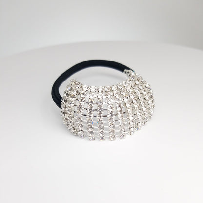 AY0062 Rhinestone Stretch Ponytail Holder