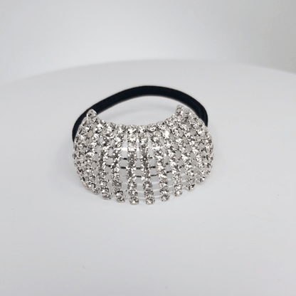 AY0062 Rhinestone Stretch Ponytail Holder