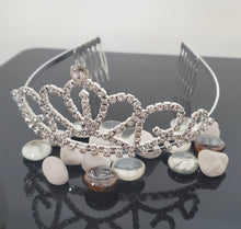 Load image into Gallery viewer, Regal Rhinestone Tiara : Wedding Bridal Prom Birthday Pegeant Prinecess Crown
