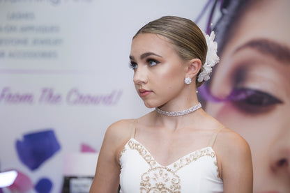 AZ0014-1 16mm AB Mixed Cluster Clip-On Earrings by FH2