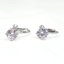 Load image into Gallery viewer, AZ0016-1 8mm Stud CZ Earrings (Clip-ons) – FH2 Children Jewelry Collection TM
