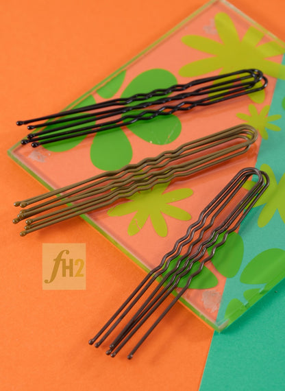 AZ0028 Brown 3 inch Hair Pin