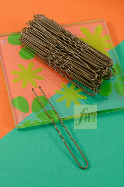 AZ0028 Light Brown 3 inch Hair Pin