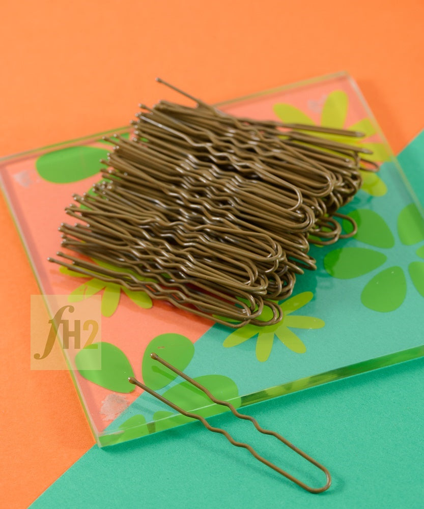 AZ0029 Light Brown 2 inch Hair Pin