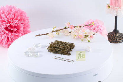 AZ0029 Light Brown 2 inch Hair Pin