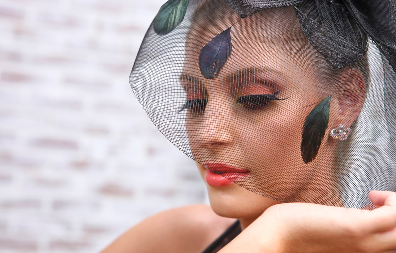 B34 Beautiful Thick Black Lashes  (Eyelashes with Glue)