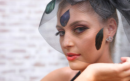 B34 Beautiful Thick Black Lashes  (Eyelashes with Glue)