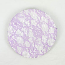 Load image into Gallery viewer, BC0052   Lilac Lace Bun Cover with Rose
