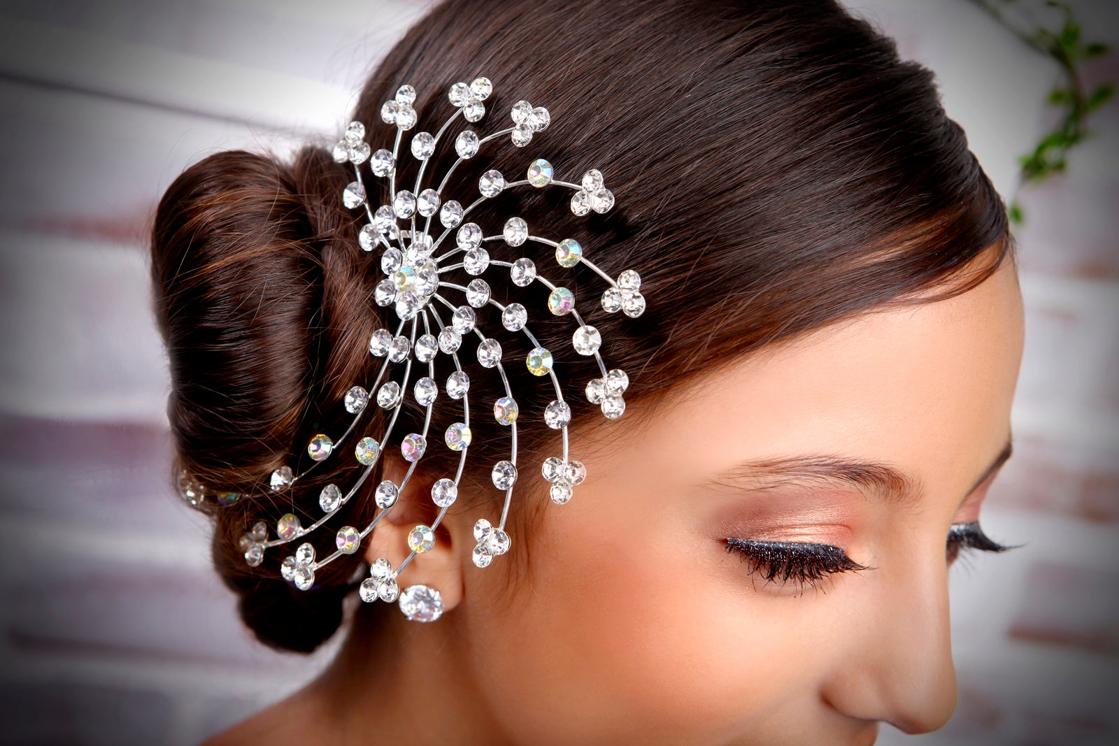 AZ0017 10mm CZ Pierced Earrings by FH2