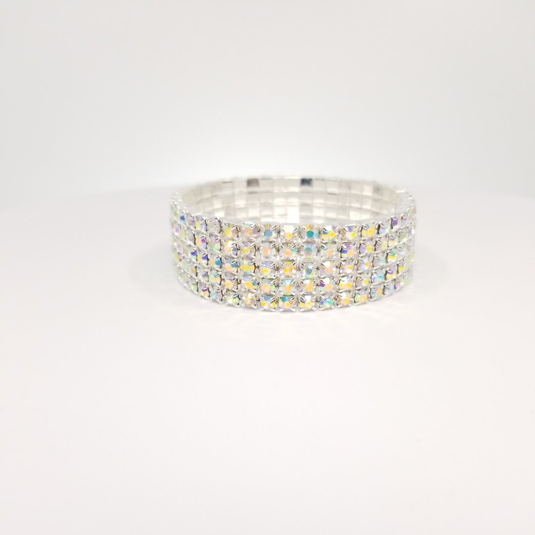 BR0060 5 Row AB Stretch Bracelet