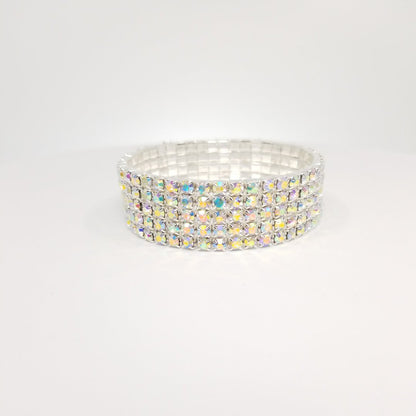 BR0060 5 Row AB Stretch Bracelet