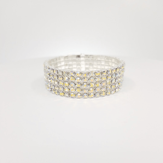 BR0060 5 Row AB Stretch Bracelet