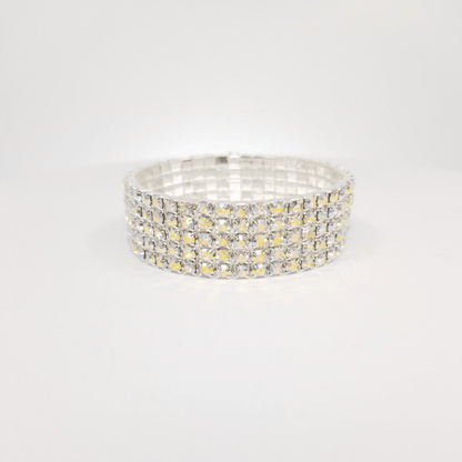 BR0060 5 Row AB Stretch Bracelet