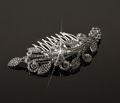 CO0305 4.3 x 2.4″ Crystal Hair Comb