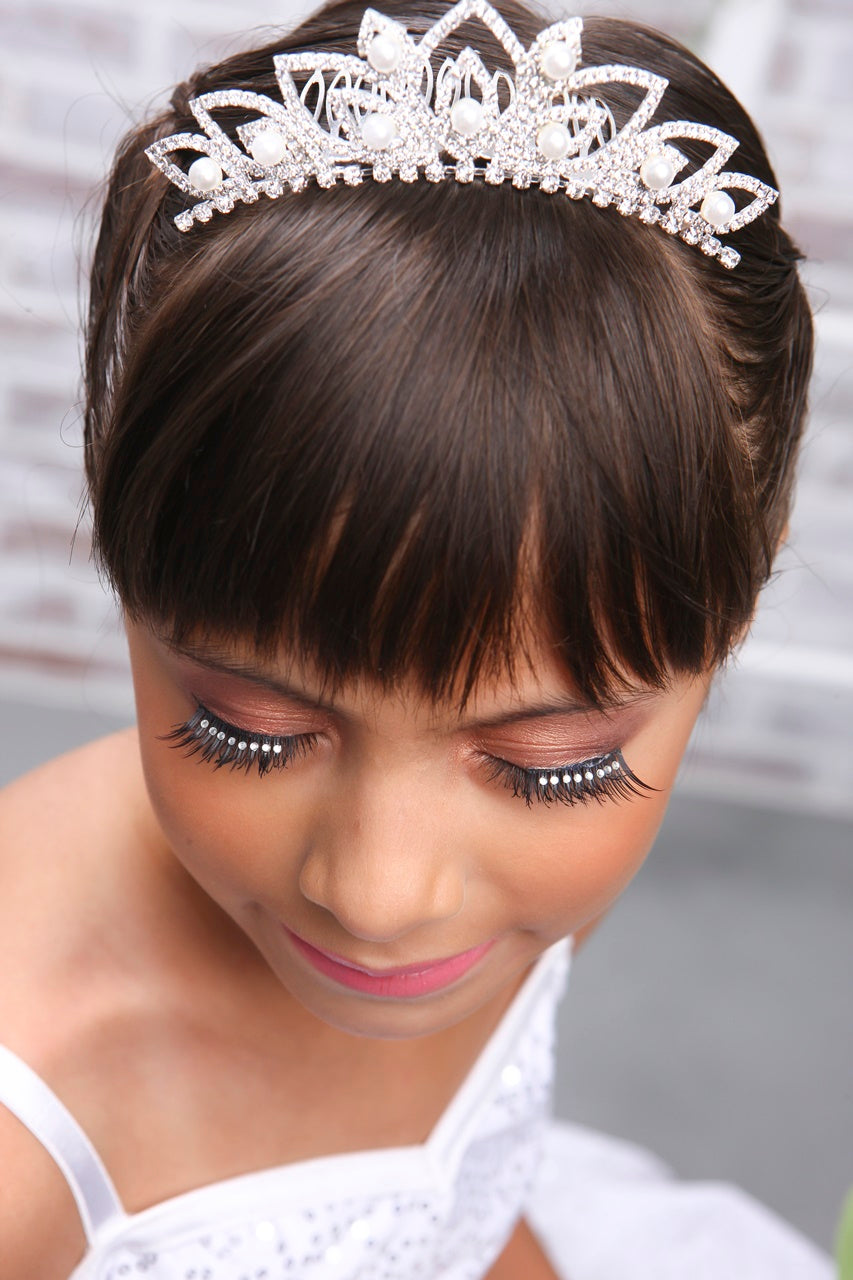 SFC   Children Size Lashes with Rhinestones (2 Pairs with Glue)