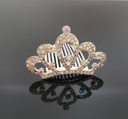 TR0513 Small AB Crystal Tiara