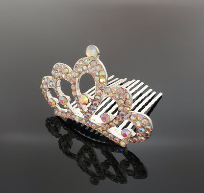 TR0513 Small AB Crystal Tiara