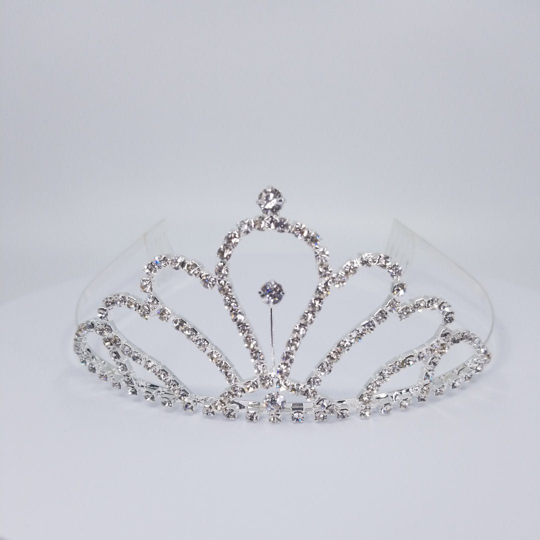 TR0602 Large Crystal Tiara