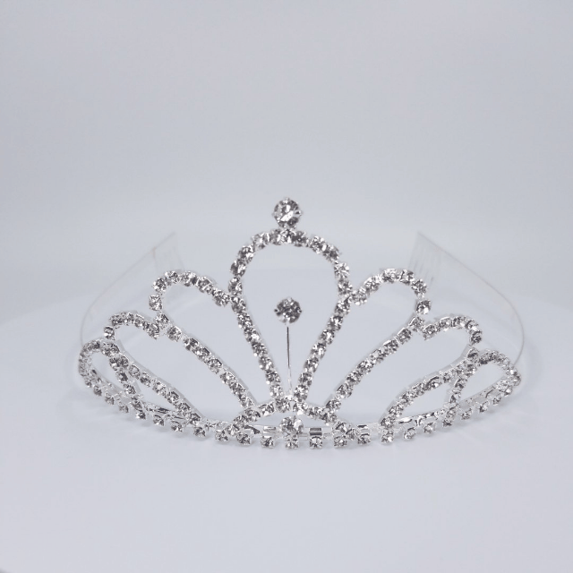 TR0602 Large Crystal Tiara