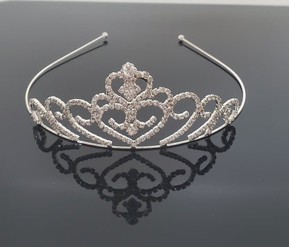 TR0607 Large Crystal Tiara