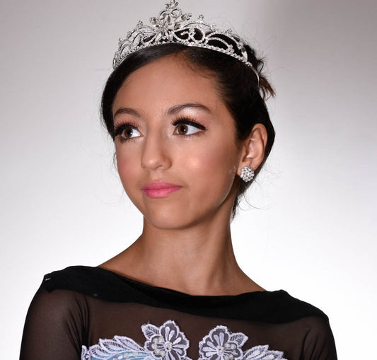 TR0611 Large Crystal Tiara