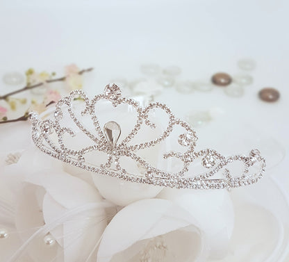 TR0612  Large Crystal Tiara
