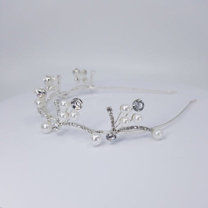 TR0904 Crystal & Pearl Headband