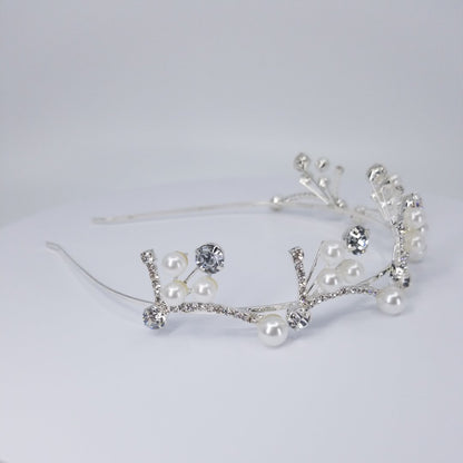 TR0904 Crystal & Pearl Headband